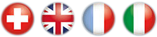Schweizerdeutsch, Englisch, Französisch und Italienisch